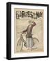 Lady and Bicycle-null-Framed Art Print