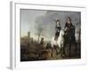 Lady and Gentleman on Horseback-Aelbert Cuyp-Framed Giclee Print