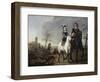 Lady and Gentleman on Horseback-Aelbert Cuyp-Framed Giclee Print