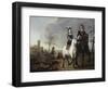 Lady and Gentleman on Horseback-Aelbert Cuyp-Framed Giclee Print