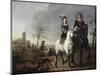 Lady and Gentleman on Horseback-Aelbert Cuyp-Mounted Giclee Print