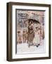 Lady and Her Maid, Street-Hugh Thomson-Framed Art Print