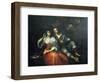 Lady and Knight-Domenico Fiasella-Framed Giclee Print