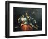 Lady and Knight-Domenico Fiasella-Framed Giclee Print