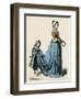 Lady and Page Circa 1515-null-Framed Art Print