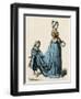 Lady and Page Circa 1515-null-Framed Art Print