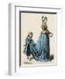 Lady and Page Circa 1515-null-Framed Art Print