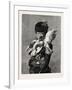 Lady and Pigeons, Fashion, 1882-null-Framed Giclee Print