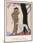 Lady and Saluki 1922-Georges Barbier-Mounted Photographic Print