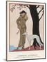 Lady and Saluki 1922-Georges Barbier-Mounted Photographic Print