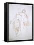 Lady and Warrior-Giambattista Tiepolo-Framed Stretched Canvas