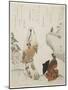 Lady and Young Prince, C. 1816-1819-Teisai Hokuba-Mounted Giclee Print