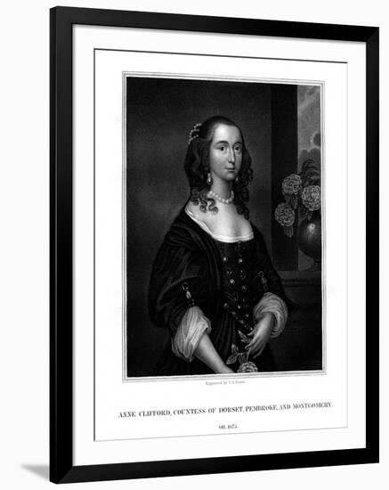 Lady Anne Clifford, Countess of Dorset, Pembroke and Montgomery-TA Dean-Framed Giclee Print