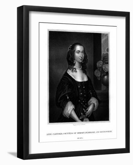 Lady Anne Clifford, Countess of Dorset, Pembroke and Montgomery-TA Dean-Framed Giclee Print