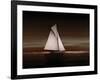 Lady Anne Sailing Sepia-Ben Wood-Framed Giclee Print