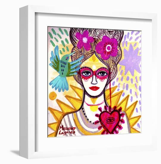 Lady Antoniette-Mercedes Lagunas-Framed Art Print