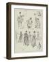 Lady Artists at the Louvre, Paris-David Hardy-Framed Giclee Print