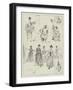 Lady Artists at the Louvre, Paris-David Hardy-Framed Giclee Print