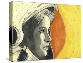Lady Astronaut-Craig Snodgrass-Stretched Canvas