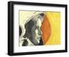 Lady Astronaut-Craig Snodgrass-Framed Giclee Print