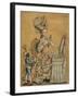 Lady at a Toilette with a Black Boy, 1770S-null-Framed Giclee Print