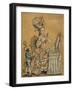 Lady at a Toilette with a Black Boy, 1770S-null-Framed Giclee Print