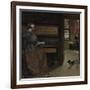 Lady at a Virginal, Ca 1665-Gabriel Metsu-Framed Giclee Print