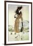 Lady at Airport-Graham Reynold-Framed Premium Giclee Print