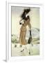 Lady at Airport-Graham Reynold-Framed Premium Giclee Print