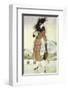 Lady at Airport-Graham Reynold-Framed Art Print