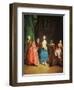 Lady at Dressmaker's-Pietro Longhi-Framed Giclee Print