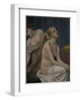 Lady at her Toilette, c.1883-Pierre Puvis de Chavannes-Framed Giclee Print