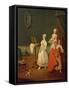 Lady at Her Toilette-Pietro Longhi-Framed Stretched Canvas