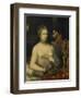 Lady at the Dressing Table Mirror-Schule von Fontainebleau-Framed Giclee Print