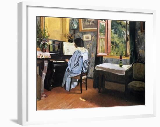 Lady at the Piano, 1904-F?lix Vallotton-Framed Giclee Print