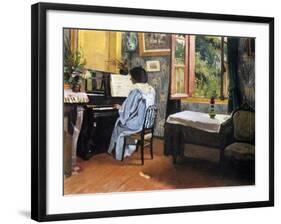 Lady at the Piano, 1904-F?lix Vallotton-Framed Giclee Print