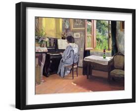 Lady at the Piano, 1904-Félix Vallotton-Framed Giclee Print