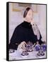 Lady at the Tea Table, 1883-5-Mary Cassatt-Framed Stretched Canvas