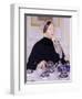 Lady at the Tea Table, 1883-5-Mary Cassatt-Framed Giclee Print