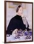 Lady at the Tea Table, 1883-5-Mary Cassatt-Framed Giclee Print