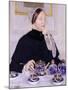 Lady at the Tea Table, 1883-5-Mary Cassatt-Mounted Giclee Print