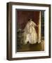 Lady at the Window, Feeding Birds, 1850-Alfred Stevens-Framed Giclee Print