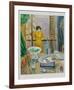 Lady at the Window-Otto Laible-Framed Collectable Print