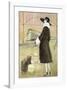 Lady at Train Station-Graham Reynold-Framed Art Print