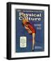 Lady Athlete Exercises-Carl Muller-Framed Art Print