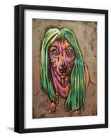 Lady Bark Bark-Rock Demarco-Framed Giclee Print