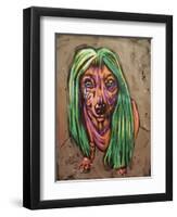 Lady Bark Bark-Rock Demarco-Framed Giclee Print