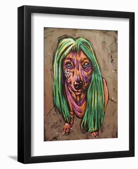 Lady Bark Bark-Rock Demarco-Framed Giclee Print