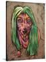 Lady Bark Bark-Rock Demarco-Stretched Canvas