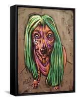 Lady Bark Bark-Rock Demarco-Framed Stretched Canvas